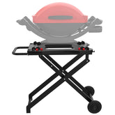 BBQ Future front view of grill stand showing stable work surface and grill fit benefit