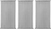 BBQ-PLUS front view of three emitter plates showing fit and brand benefits