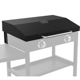 bbq777 hinged lid front view showing full coverage and protection benefits
