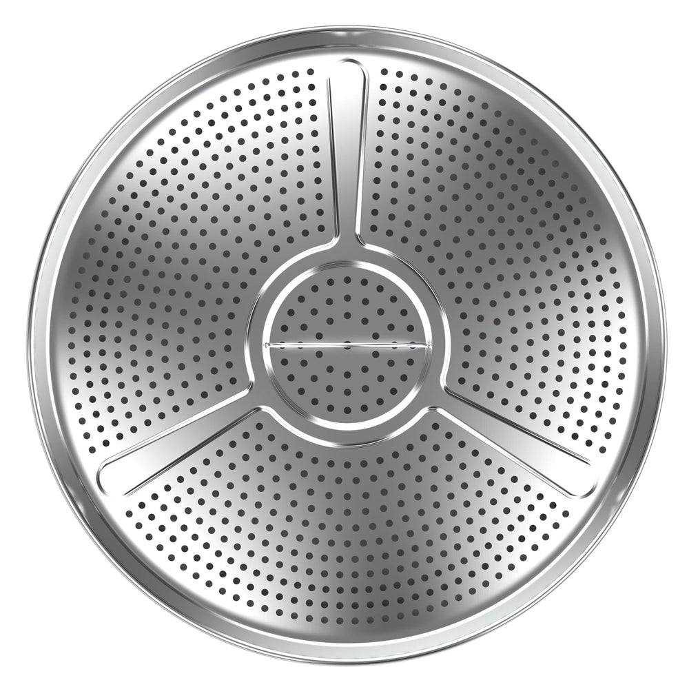 BBQCuker pellet adapter front view showing fit and sturdy construction benefits