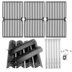 BBQration cast iron grates front view showing even cooking surface benefit