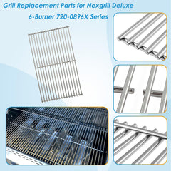BBQration stainless cooking grate close-up showing durable texture and easy cleaning