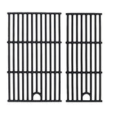 BBQration front view of 17-inch cast iron grates showing full replacement set and fit