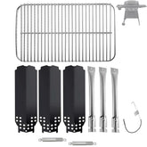 BBQration front packaging showing complete 3-burner replacement kit and parts