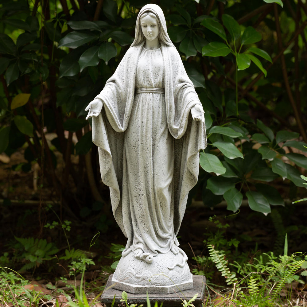 BC BUILDCLASSIC front view of Our Lady of Grace statue showing durable finish and presence