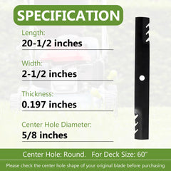 BCQNXX blade side profile showing air-lift design for improved mulching
