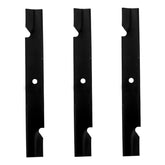 BCQNXX front view of three high-lift blades showing fit and finish benefit