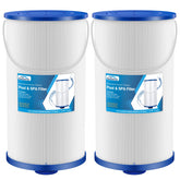 Beckacher front view of two FC-2402 replacement cartridges showing packaging and fit