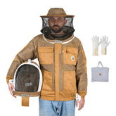 Bee Proof front view showing full-jacket protection and easy closure