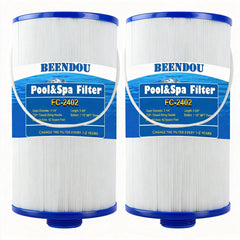 Beendou front view of replacement hot tub filter showing shape and fit benefit