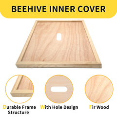 BeeQuestify hive bottom board view offering stable, ventilated base benefit