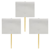 Beistle front view blank yard sign showing clean white surface for easy messaging and visibility