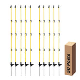 BEIYI front view of 50-pack posts showing quantity and portability benefit