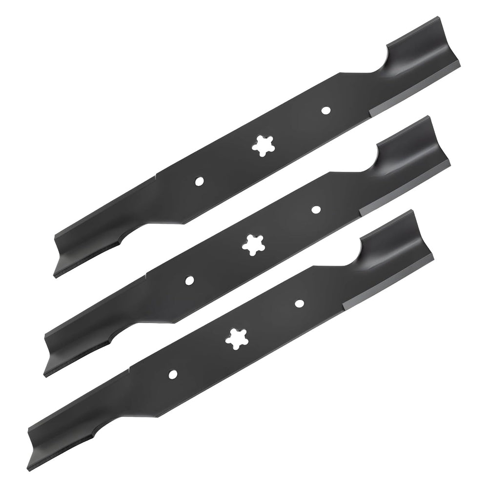 Belleone front view of three-pack blades showing fit and finish benefit