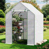 Benass front view with zip door showing easy access and weather protection