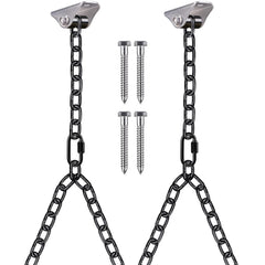 BeneLabel front view of the complete hanging chain kit, ready-to-install and durable