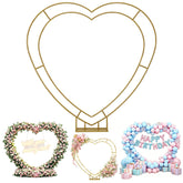 benut front view of double heart arch stand showing romantic focal point benefit