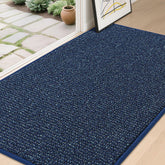BEQHAUSE front view blue mat showing full 36 by 60 coverage and practical protection