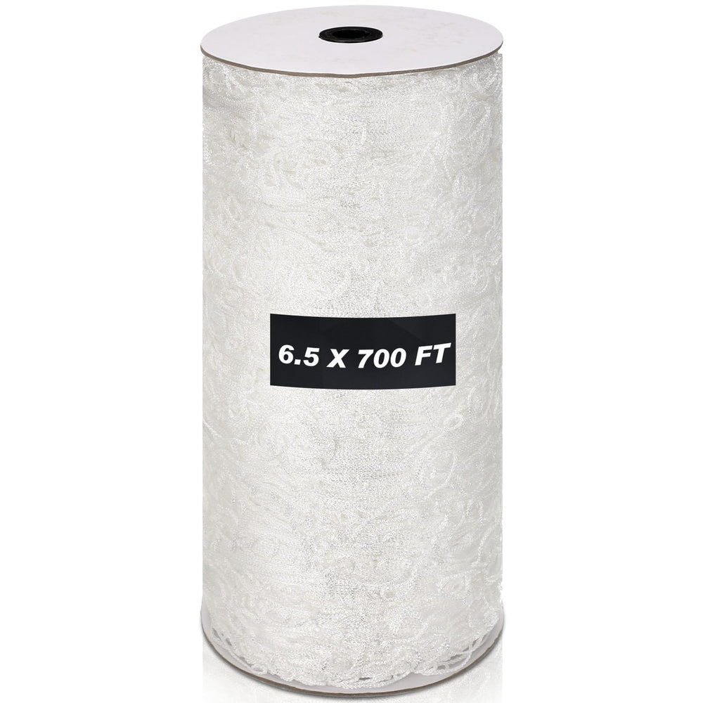 Berlune front view of full 6.5 x 700 ft trellis roll showing size and label benefits