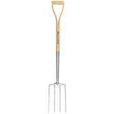 Berry&Bird front view of digging fork showing full tool and benefits