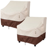 Bestalent front view showing full chair cover protecting chair