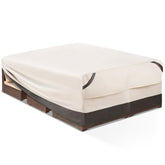 Bestalent front view of full patio set cover showing protective fit and weather defense