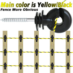 BESTEEL insulator thread detail highlighting self-tapping threads and secure post grip benefit
