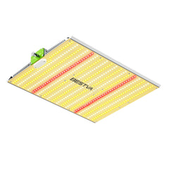BESTVA BP1000 front view showing full-spectrum panels and compact design benefits