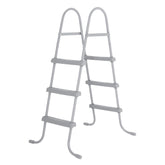 Bestway 42" ladder front view showing stable access and secure design