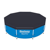 Bestway cover front packaging showing product and size fit benefits