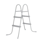 Bestway ladder front view showing sturdy steps and secure frame benefit easy access