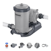 Bestway front view of pump showing compact design and reliable circulation