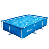 Bestway front packaging showing pool and benefits of quick setup
