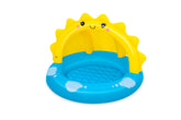 Bestway front view showing pool shape and cheerful design for quick setup