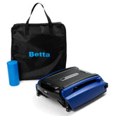 Betta SE front view showing cleaner in blue and clear surface benefit