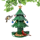 BEUTFQL front view showing festive tree shape and golden star, inviting birds