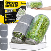 Bewbow front view of kit components showing complete sprouting set and convenience