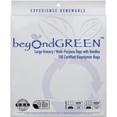 beyondGREEN front packaging box showing 100 bags and product benefits