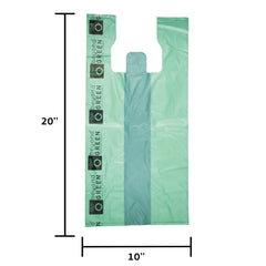 beyondGREEN bag beside everyday items showing size and capacity benefit