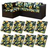 BIETYONE front view of eight cushion covers set showing ready-to-use protection