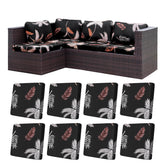 BIETYONE front view of eight cushion covers neatly folded, shows complete set and instant refresh
