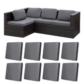 BIETYONE front view of eight cushion covers set showing neat replacement look