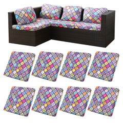 BIETYONE front view of eight cushion covers showing coordinated set and convenience