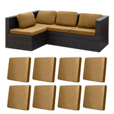 BIETYONE front view of eight packaged cushion covers showing complete set and matching finish