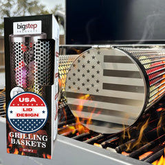 BigStep front packaging showing kit and patriotic lid, promotes gift-ready presentation