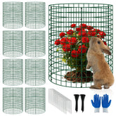Bigwish front view of 8-pack plant protector kit showing components and benefit of ready-to-use protection