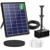 Biling front panel and pump showing compact outdoor fountain benefits