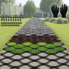 BIOBUBANA front packaging view showing a ready-to-install gravel grid kit benefit: clear contents