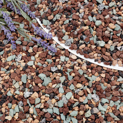 BIOMAND front package showing 10lb lava rocks and clear labeling for easy storage benefit