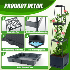 Biotolot in-use on balcony with tomato vines demonstrating productive container gardening benefit
